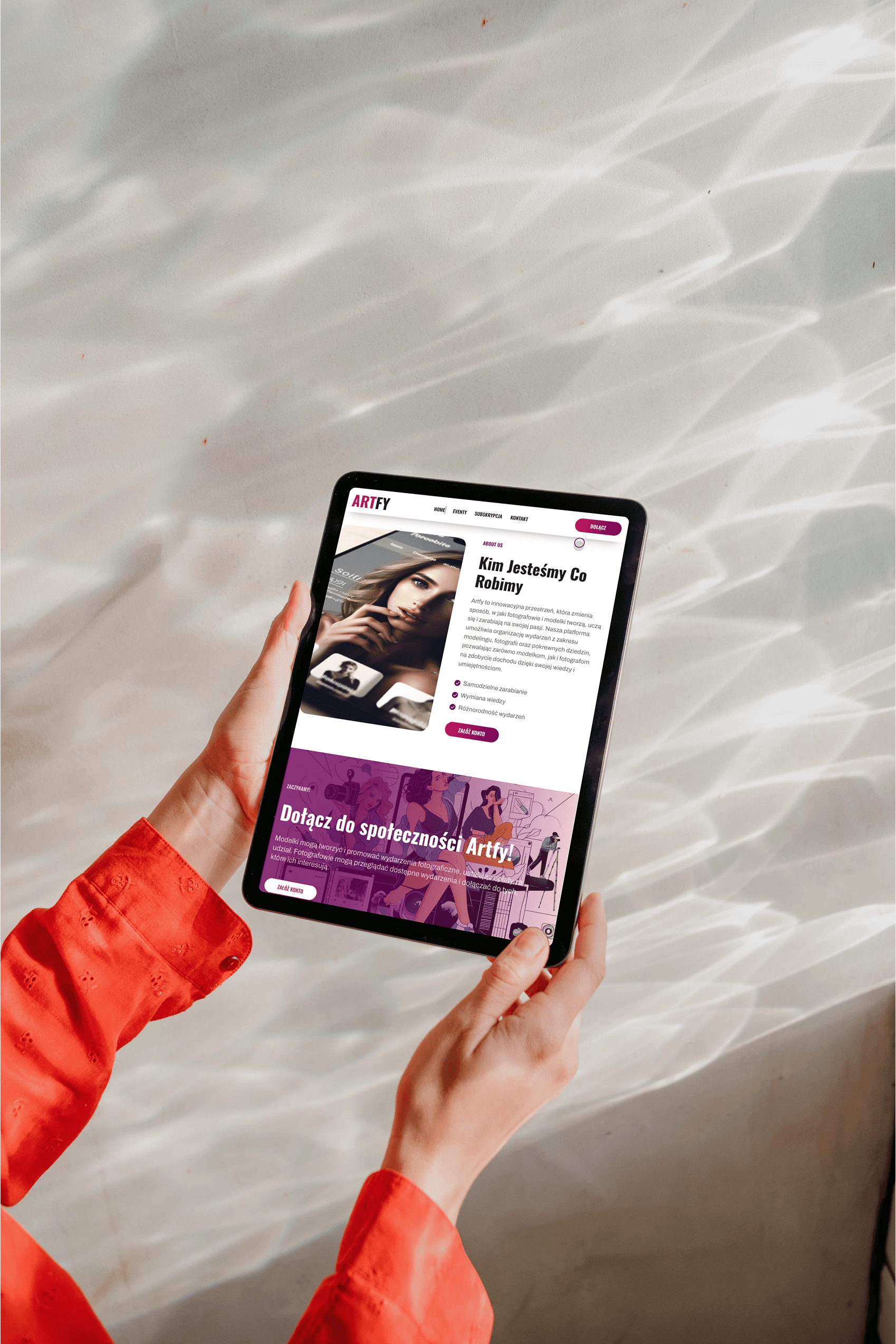 Artfy - platform for models & creative collaboration