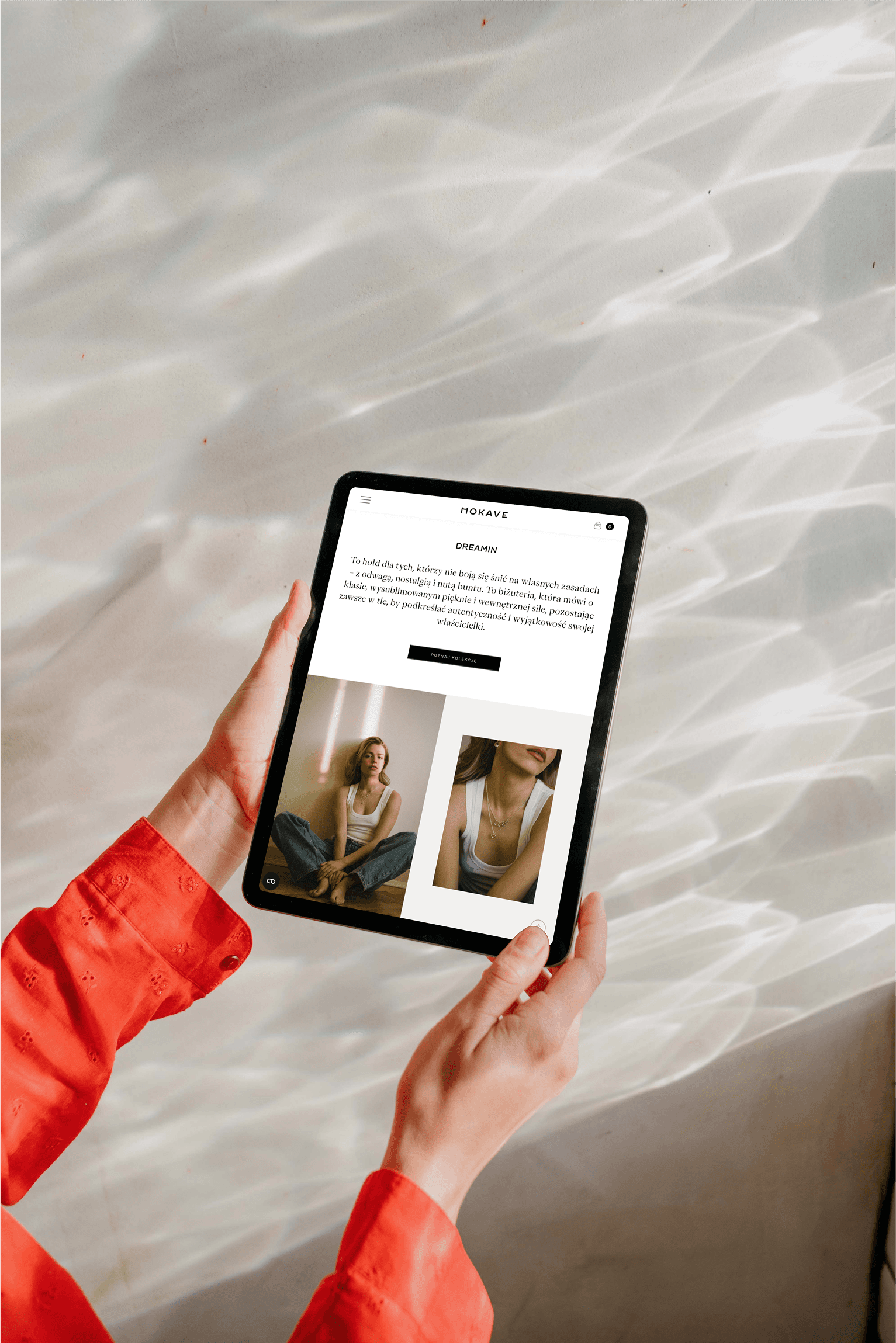 Mokave - custom e-commerce for a jewelry brand