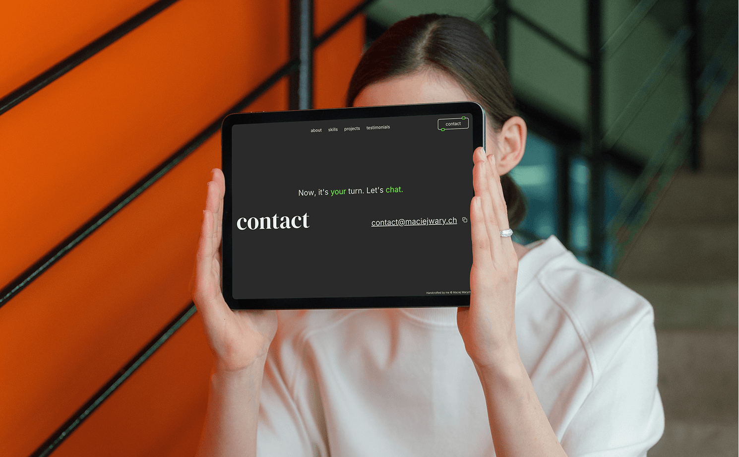 Web developer portfolio