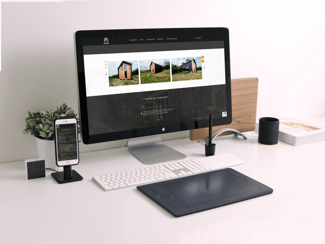 Vidoq House - website & custom quote builder